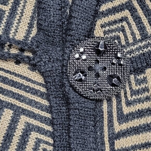 Brown and Black Shrug Shawl Cape with Armholes - Picture 6 of 10